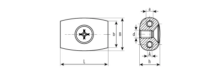 Зажимы троса Бочонок пакет серия Без серии купить в Тюмени