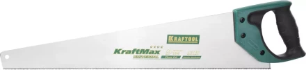 Ножовка &quot;KraftMax&quot; UNIVERSAL, универсальный точный рез, универсальный мелкий закаленный зуб, 9/10 TPI, 550мм, KRAFTOOL 15223-55 купить в Тюмени