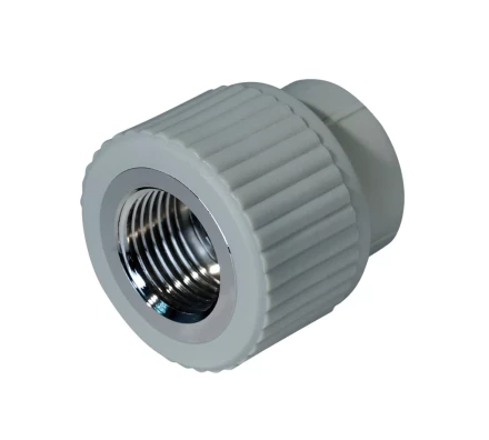 Муфта комб. PP-R ВР 20мм х 1/2 сер.(50/200) 44383 купить в Тюмени