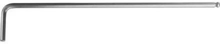 Ключ KRAFTOOL &quot;INDUSTRIE&quot; имбусовый, длинный c шариком, Cr-Mo, хромосатинированное покрытие, HEX 3 27437-3 купить в Тюмени