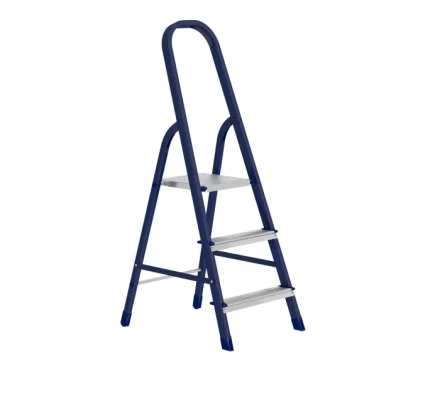 Стремянка 3 ступени стальная оцинкованные ступени СИБРТЕХ 97843 купить в Тюмени