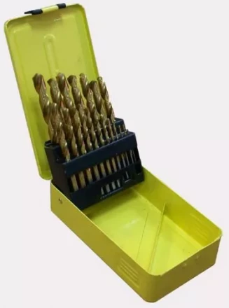 Набор сверл д/мет. 19шт 1-10/шаг0,5мм с покрыт.1/25 21220 купить в Тюмени