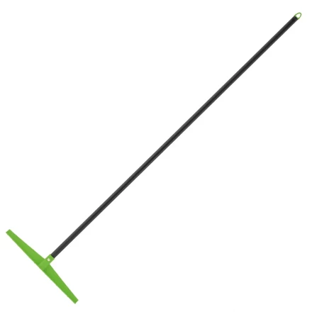 Грабли пластиковые, 430 мм, 13 прямых зубьев, металлический черенок, Сибртех 61730 купить в Тюмени