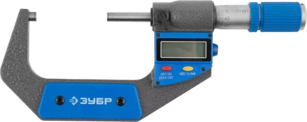 Микрометр ЗУБР &quot;ЭКСПЕРТ&quot; гладкий цифровой, МКЦ 75, диапазон 50-75мм, шаг измерения 0,001мм 34482-75 купить в Тюмени
