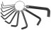 Набор DEXX: Ключи имбусовые, оксидированные, на кольце, HEX, 1,5-2-2,5-3-3,5-4-5-5,5-6-8, 10шт 27403-H10 купить в Тюмени