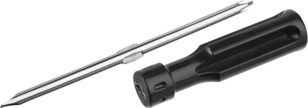 Отвертка СИБИН с двухсторонним стержнем, 2 в1, PH №2 /SL 6мм, 70мм 2516 купить в Тюмени