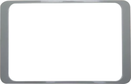 Вставка СВЕТОЗАР &quot;ГАММА&quot; декоративная двойная, цвет серый SV-54174-GR купить в Тюмени