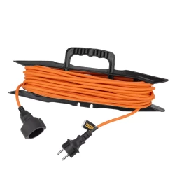 Удлинитель-шнур силовой Denzel Garden Series, б/з, ПВС, 20м, 1 розетка, 2 x 1 мм, 3 м 37402