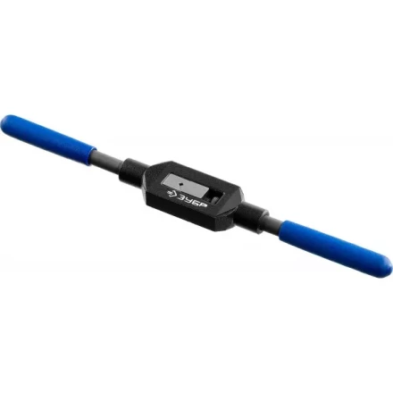 Метчикодержатель №2, с регулируемыми вкладышами, сталь 45, для метчиков - M4-M12, общая длина - 285 мм, ЗУБР Профессионал 28232-2 купить в Тюмени