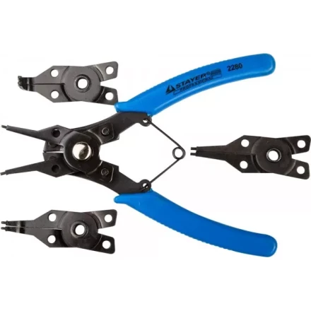 Съемник STAYER &quot;MASTER&quot; стопорных колец, в наборе с 4 насадками 2280 купить в Тюмени