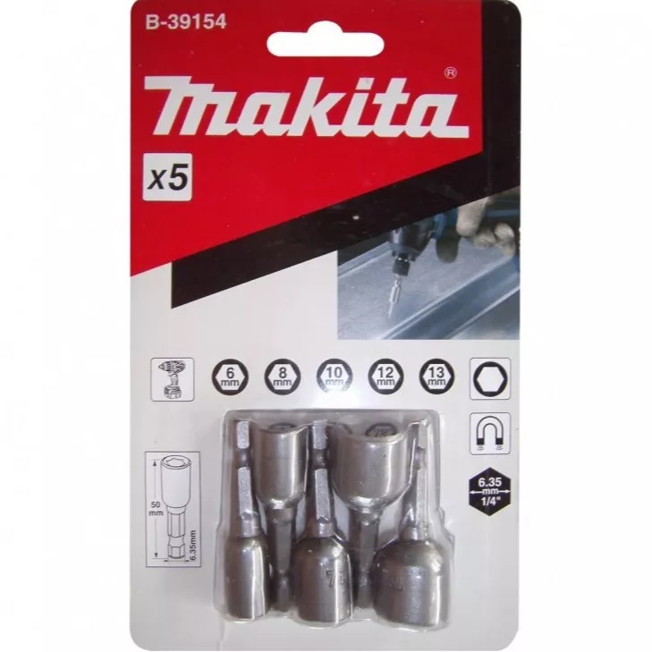 Набор магнитных торцевых головок Makita B-39154 купить в Тюмени