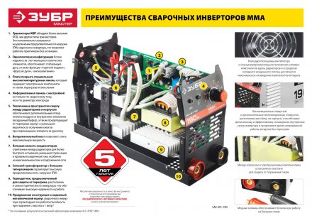 Сварочный инвертор ММА ЗАС-М1-170 серия МАСТЕР купить в Тюмени