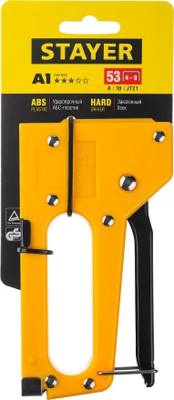 Степлер &quot;A 53&quot;, пластиковый корпус, для тонкой скобы тип 53 (4-8 мм), STAYER Master 3140_z01 купить в Тюмени