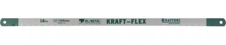Полотно KRAFTOOL &quot;KRAFT-FLEX&quot; по металлу, Bi-Metal, 18TPI, 300 мм, 10 шт 15942-18-S10 купить в Тюмени