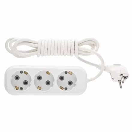 Удлинитель бытовой серия УХз-10-307 с заземлением 7м 3 роз. 10А DENZEL 95968 купить в Тюмени