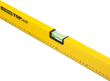 Уровень STAYER &quot;STANDARD&quot; &quot;TOPLevel&quot;, коробчатый, 2 противоударных ампулы, линейка, 100см 3460-100_z03 купить в Тюмени