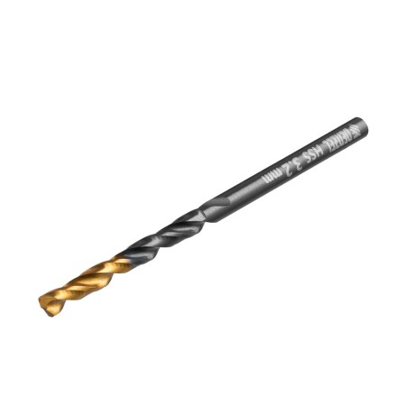 Сверло по металлу, 3,2 мм, HSS-Tin, Golden Tip, 10 шт. Denzel 717206 купить в Тюмени