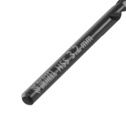 Сверло по металлу, 3,2 мм, HSS-Tin, Golden Tip, 10 шт. Denzel 717206 купить в Тюмени