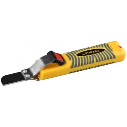 Съемник изоляции кабелей с дополнительным лезвием, 8 - 28 мм, STAYER 2-45303 купить в Тюмени