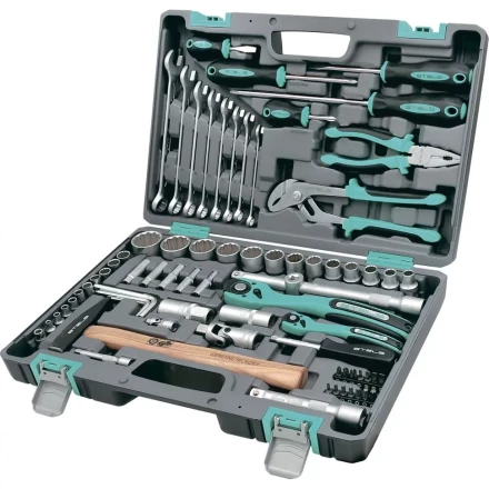 Набор инструментов 76 предметов 12 гранные головки STELS 14116 купить в Тюмени