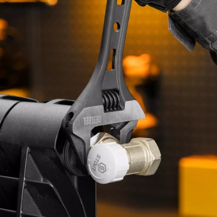 Ключ разводной Denzel 15750, 300 мм, CrV, кованый купить в Тюмени