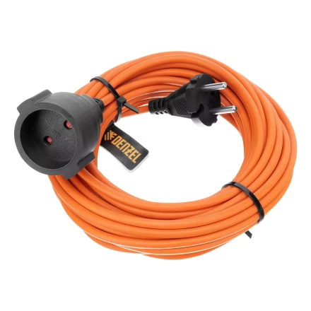 Удлинитель-шнур силовой Denzel Garden Series, б/з, ПВС, 10м, 1 розетка, 2 x 1,5 мм, 3 м 37403 купить в Тюмени