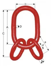 Строп цепной четырехветвевой 4СЦ 6.7 т L=3.5 м 8 кл купить в Тюмени