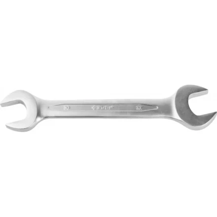 Ключ ЗУБР &quot;ПРОФИ&quot; гаечный рожковый, Cr-V сталь, хромированный, 30х32мм 27027-30-32 купить в Тюмени