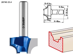 Фрезы пазовые фасонные №1 серия ПРОФЕССИОНАЛ