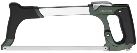 Ножовка по металлу KRAFTOOL GRAND, быстрое рычажное натяжение, биметаллическое полотно, обрезиненные рукоятки, 300 мм 15802_z01 купить в Тюмени