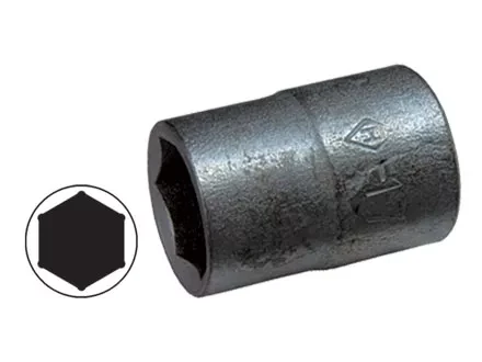 Головка торцевая, 6-гранная, 12 мм, CrV, оцинкованная  SPARTA 136165 купить в Тюмени