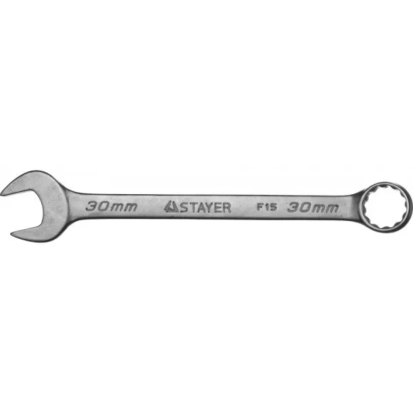 Ключ STAYER "MASTER" гаечный комбинированный, хромированный, 30мм 27085-30 купить в Тюмени