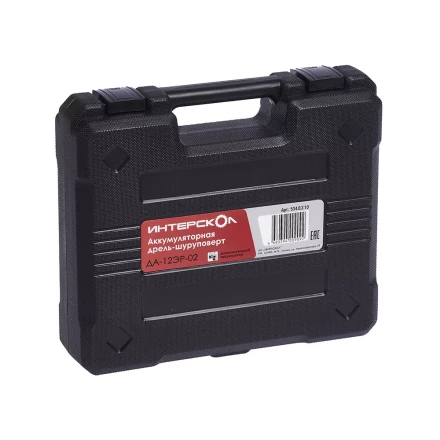 Аккумуляторная дрель-шуруповерт со съемным патроном ИНТЕРСКОЛ ДА-12ЭР-02 КОМБИ Li-ion (2 х 1,5Ач) купить в Тюмени
