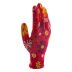 Перчатки садовые из полиэстера с нитрильным обливом, цветы, М Palisad 67857 купить в Тюмени