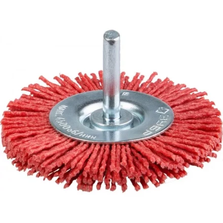 ЗУБР &quot;ПРОФЕССИОНАЛ&quot;. Щетка дисковая для дрели, нейлоновая проволока с абразивным покрытием, 50мм 35161-050_z02 купить в Тюмени