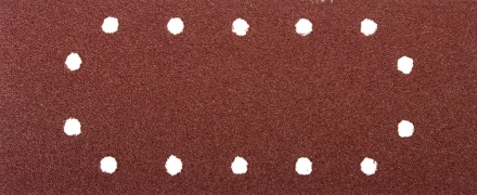 Лист шлифовальный ЗУБР &quot;МАСТЕР&quot;, 14 отверстий, для ПШМ на зажимах, Р40, 115х280мм, 5шт 35594-040 купить в Тюмени