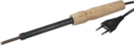 Электропаяльник с деревянной рукояткой, 65Вт 55407-65 купить в Тюмени