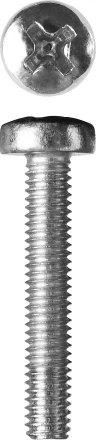 Винт ЗУБР &quot;МАСТЕР&quot; DIN 7985, класс прочности 4.8, оцинкованный, M3x20мм, 5кг 303150-03-020 купить в Тюмени
