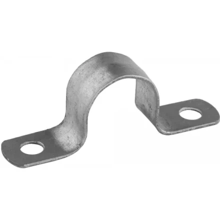 Скобы СВЕТОЗАР металлические D19мм, двухлапковые, для крепления металлорукава d=15мм, 100шт 60212-15-100 купить в Тюмени