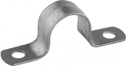 Скобы СВЕТОЗАР металлические D19мм, двухлапковые, для крепления металлорукава d=15мм, 100шт 60212-15-100 купить в Тюмени