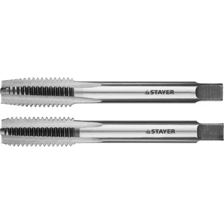 Комплект метчиков STAYER &quot;MASTER&quot;, сталь 9ХС, М12х1,5, 2 шт 28025-12-1.5-H2 купить в Тюмени
