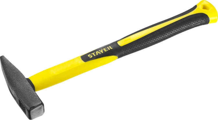 Молоток слесарный Fiberglass 300 г с фиберглассовой рукояткой, STAYER Professional 20050-03 20050-03_z01 купить в Тюмени