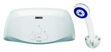 Водонагреватель проточный ZANUSSI 3-logic 3.5 S душ купить в Тюмени