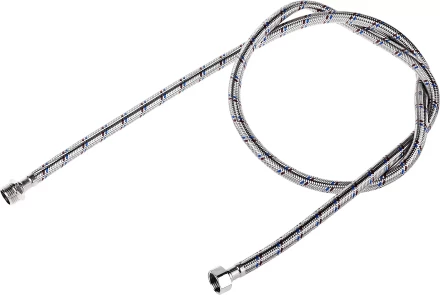 Подводка гибкая ЗУБР для воды, оплетка из нержавеющей стали, г/ш 1/2&quot; - 1,5м 51005-G/S-150 купить в Тюмени