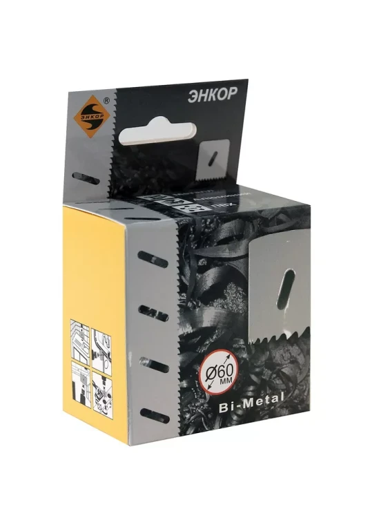 Коронка Bi-Metal Ф60 мм М3 Энкор 24160 купить в Тюмени