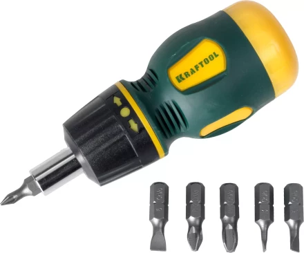 Отвертка реверсивная с битами 26190-H7 купить в Тюмени