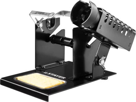 Подставка для паяльников STAYER &quot;MASTER&quot;, штампованная, с держателем для катушек с припоем 55321 купить в Тюмени