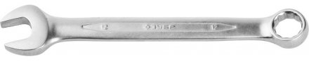 Ключ ЗУБР &quot;ПРОФИ&quot; гаечный комбинированный, Cr-V сталь, хромированный, 12мм 27022-12 купить в Тюмени