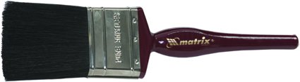 Кисть плоская &quot;Декор&quot; 3/4&quot; (20 мм) натуральная черная щетина деревянная ручка  MATRIX 82615 купить в Тюмени