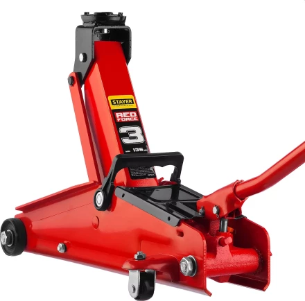 Домкрат гидравлический подкатной &quot;RED FORCE&quot;, 3т, 135-400мм, STAYER 43154-3 43154-3 купить в Тюмени